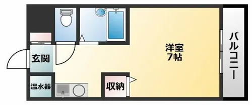 INOVE菱屋西【2階】の間取り