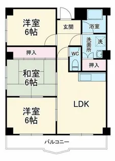 ロイヤルハイツ千里【4階】の間取り