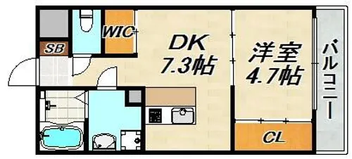 KTIレジデンス月見山Ⅱ【2階】の間取り