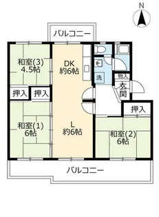 UR保津川【0030104号室】の間取り