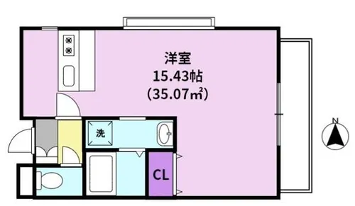 バイマイセルフ【1階】の間取り