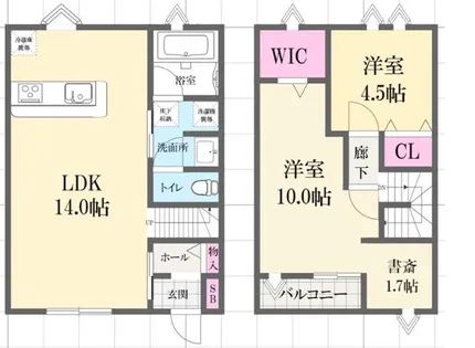 メゾン ド ルポン(広峰1丁目メゾネット)【1階】の間取り