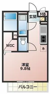 フルール恵比須【2階】の間取り