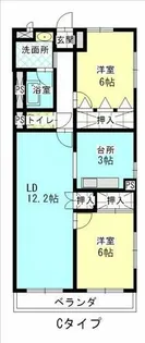 レージュ栄【4階】の間取り
