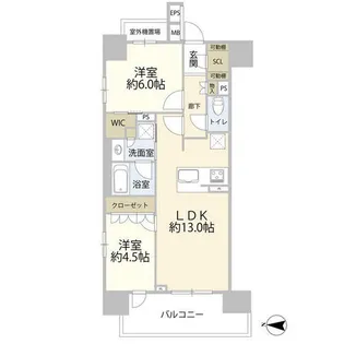 オープンレジデンシアTHE MID MARK(0004273)【4階】の間取り