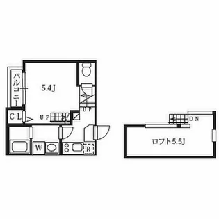 シエルクレア【1階】の間取り