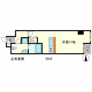 グランスイート鴨川【4階】の間取り