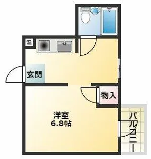 マツシタビル【2階】の間取り
