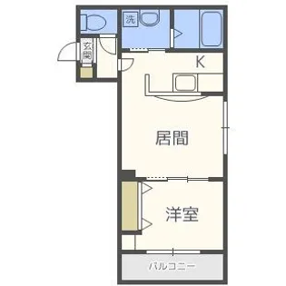 Luna26【401号室】の間取り