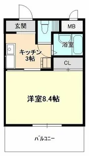 ライフ21【4階】の間取り