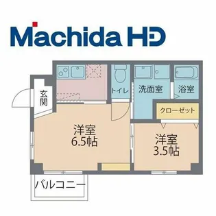 エヌエムトラントキャトフ【4階】の間取り