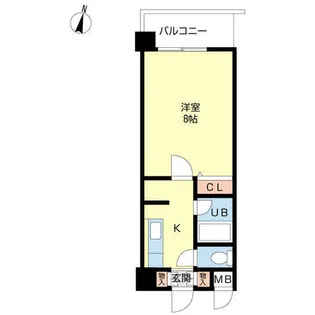 プチポルト小戸【0207号室】の間取り