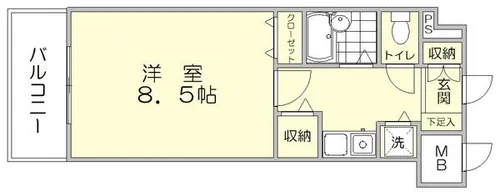 ISマンション【202号室】の間取り