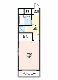 矢羽根ビル【5階】の間取り
