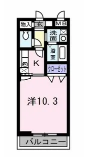 シェーンタール須磨【2階】の間取り
