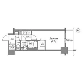 エスリード新栄プライム【13階】の間取り