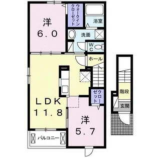 マーベラス【2階】の間取り