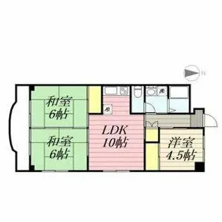 プレズ名古屋入場【4階】の間取り