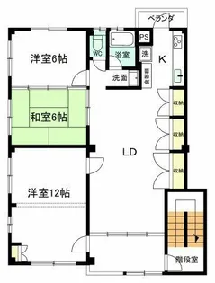 多気西町マンション【2号室】の間取り