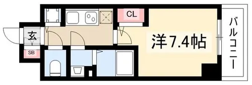 エスリード新栄グランラグジェ【4階】の間取り