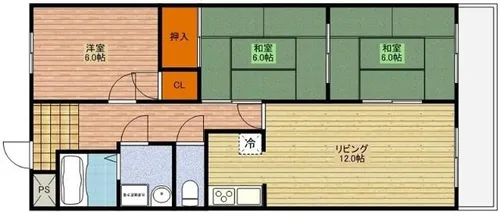 リヴェール郡【2階】の間取り