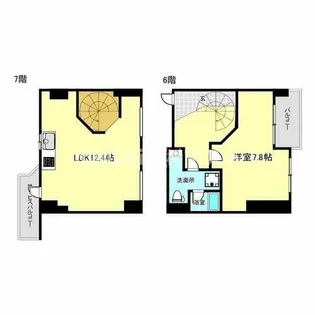 ラジエーションコート【6階】の間取り