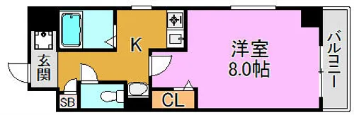 M’プラザ高井田【11階】の間取り