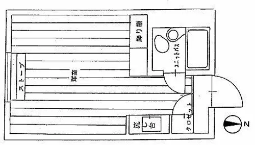 シャンボール札幌【10階】の間取り
