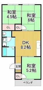 ラ・カルディア【1階】の間取り