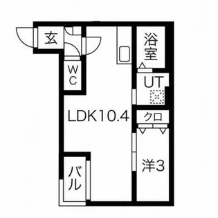 Warren matsushitaⅠ【1階】の間取り