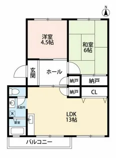 メゾンわかな【401号室】の間取り