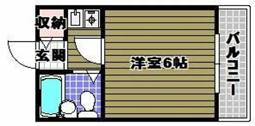 HS北野田【2階】の間取り