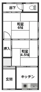 泉南文化【2階】の間取り