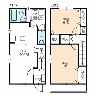 サンティパーク飯村北【A号室】の間取り