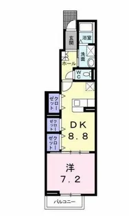 プラタ エム Ⅲ【1階】の間取り