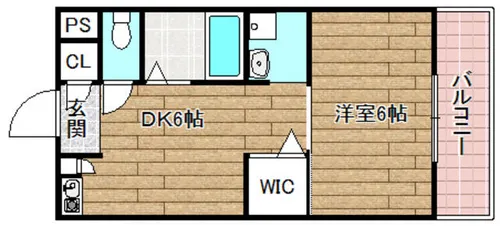 ハイツD&K【102号室】の間取り