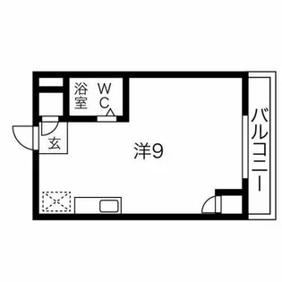 ベルトピア朝霧【1階】の間取り