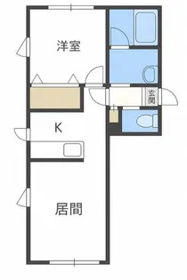 ヨンストーンズ北35条【203号室】の間取り