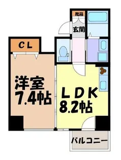 VERITAS IZUMI【4階】の間取り