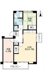 URポートアイランド【0660206号室】の間取り