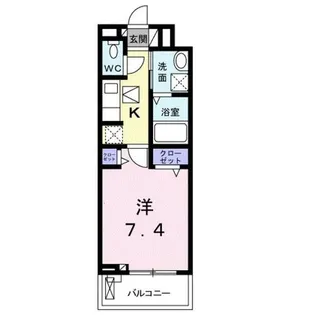 ガルデニア Ⅱ【1階】の間取り