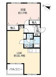 UR芦屋浜【0010531号室】の間取り