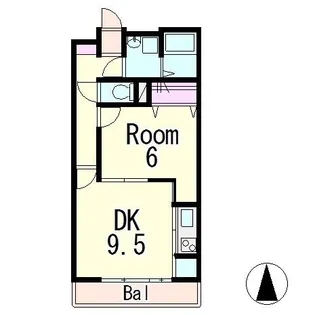 カサレリア【2階】の間取り