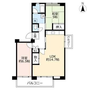 URポートアイランド【0640101号室】の間取り