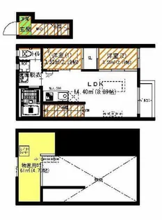 リベルテ【2階】の間取り