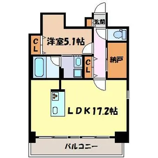 ポルタニグラ大須【11階】の間取り