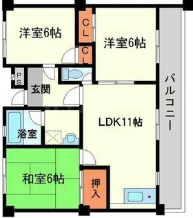 3LDKの間取り画像