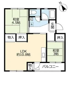 UR平城第二【0210403号室】の間取り