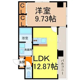 メゾンアンブリック【3階】の間取り