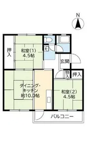 UR桜丘【0070403号室】の間取り